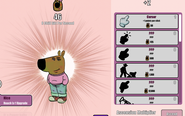 Chill Girl Clicker icon | Play Chill Girl Clicker online | Unknown game